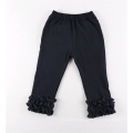 Vente chaude Enfants Ruffle Bottom Pantalon Outfit Mignon Nouveau-Né Vêtements Filles Triple Ruffle Pantalon En Gros